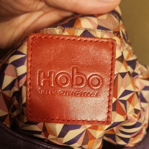 HOBO Purple Leather Hobo Bag - Picture 9 of 11